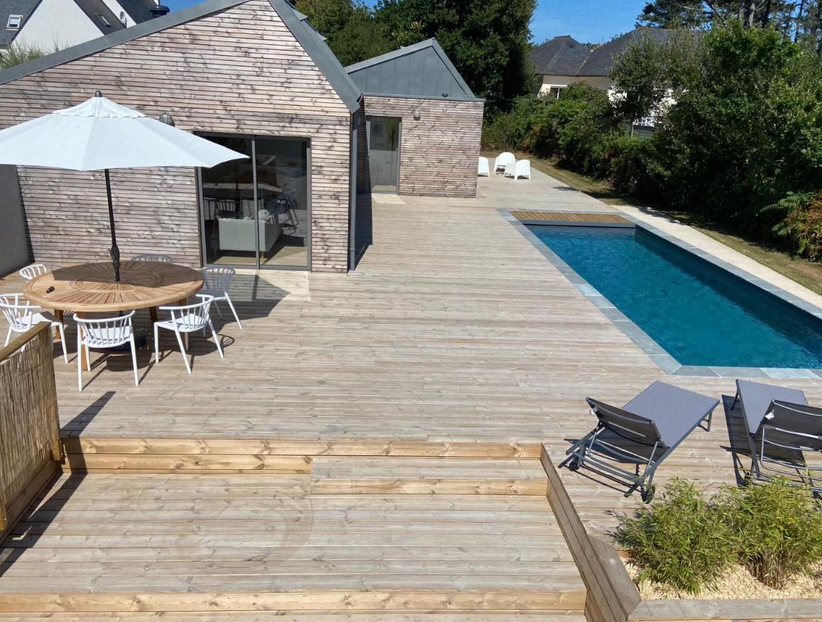 Magnifique Villa Avec Piscine, A 5 Min Des Plages Landunvez المظهر الخارجي الصورة