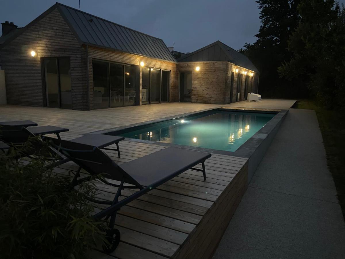 Magnifique Villa Avec Piscine, A 5 Min Des Plages Landunvez المظهر الخارجي الصورة